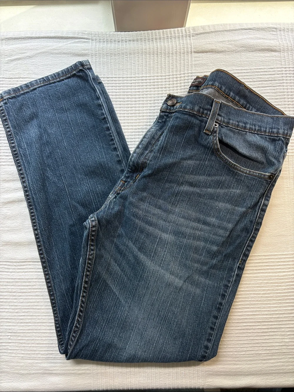 Adam Levine Collection Men's Medium Blue Straight Jeans
